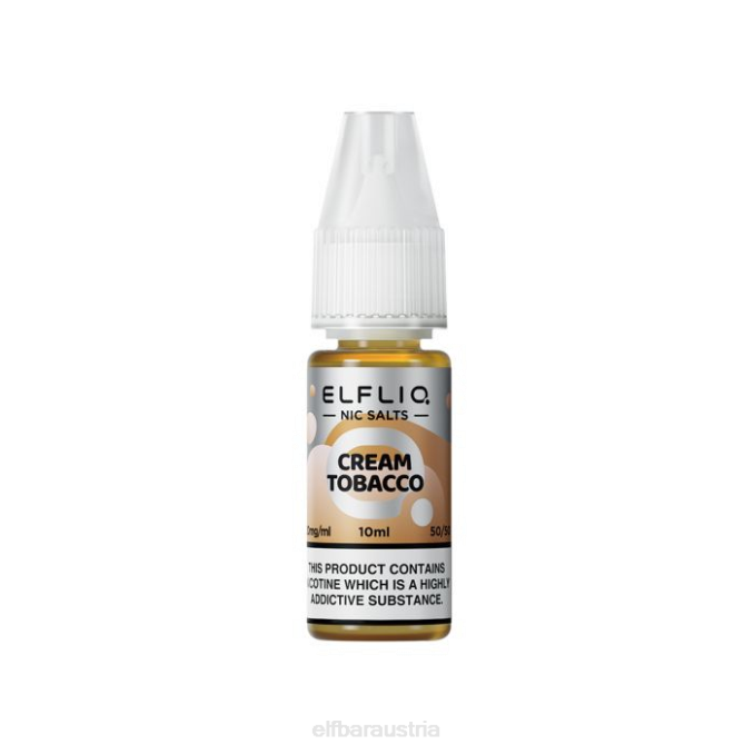 Elfbar Elfliq Creme-Tabak-Nic-Salze – 10 ml – 10 mg/ml 4840K211