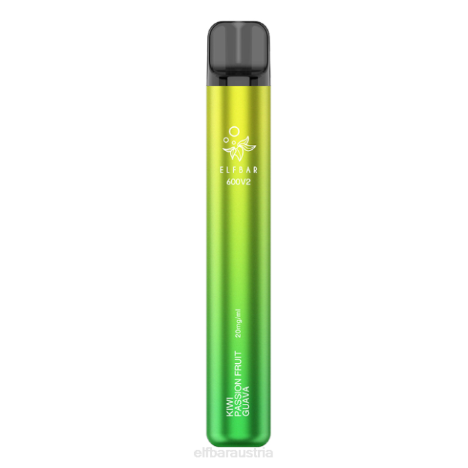 Elfbar 600v2 Einweg-Vaporizer – 20 mg 4840K12 Kiwi, Passionsfrucht, Guave